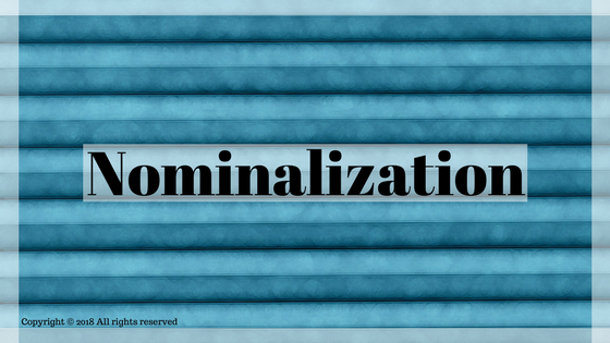 Nominalization